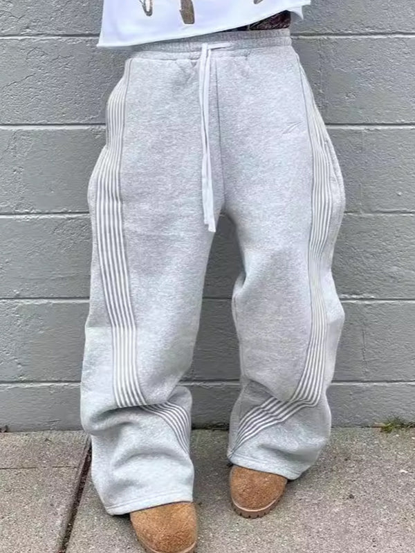 Oversized Sweatpants | Drawstring Waist Wide Leg