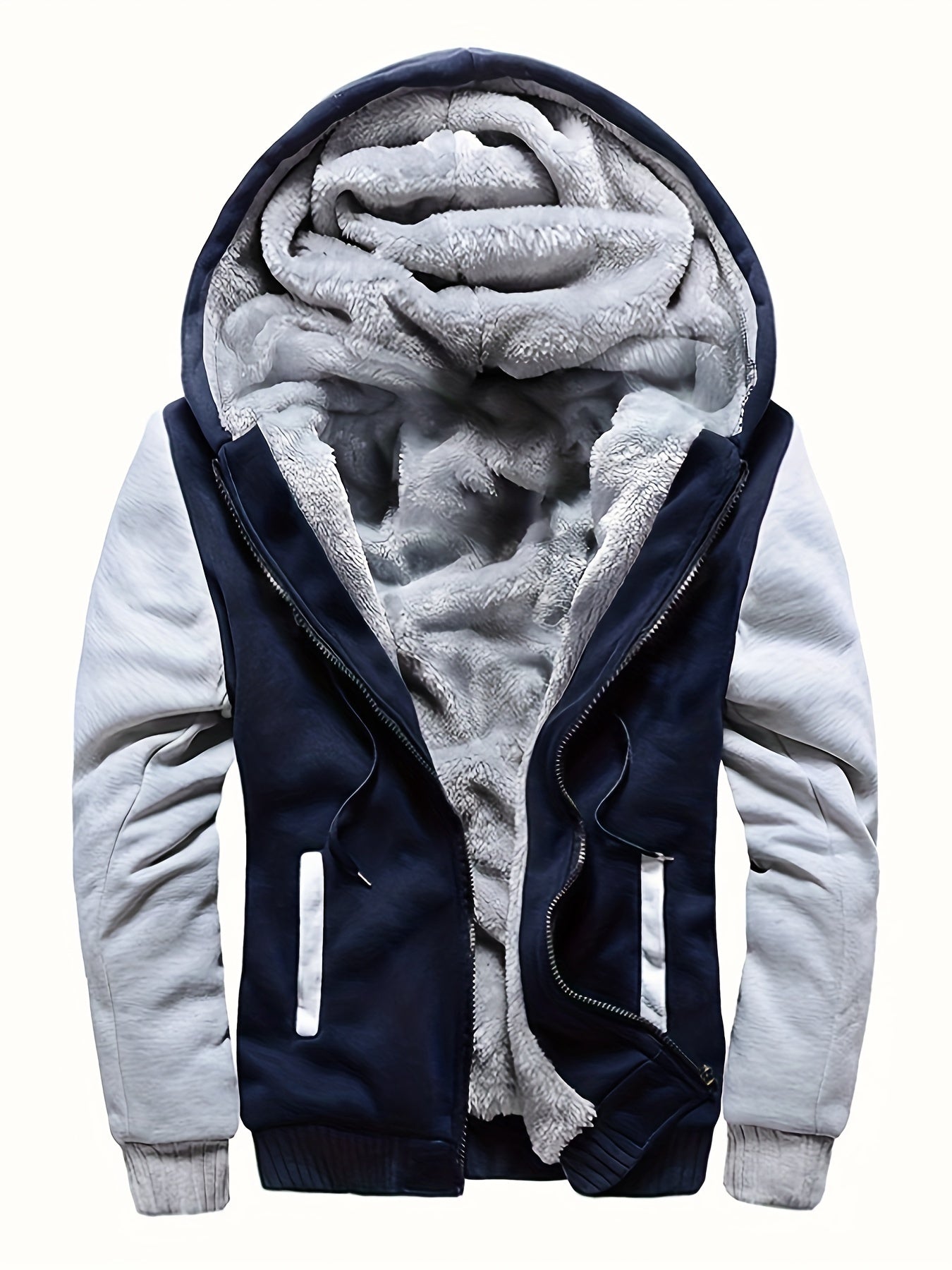 Hooded Jacket - Zip Front with Layered Lining