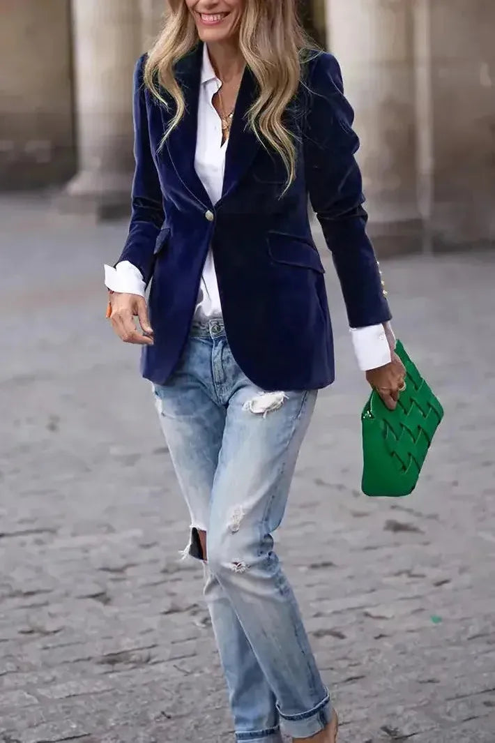 Blazer Jacket | Single Button Tailored