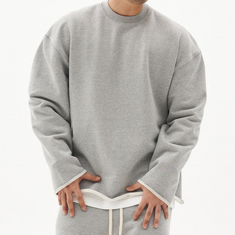 Oversized Sweatshirt | Long Sleeve Pullover Top