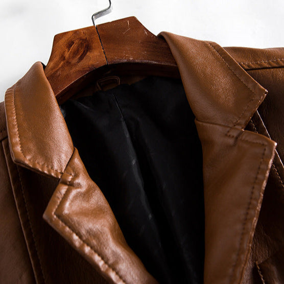 Single Breasted Blazer Jacket - Classic Two Button
