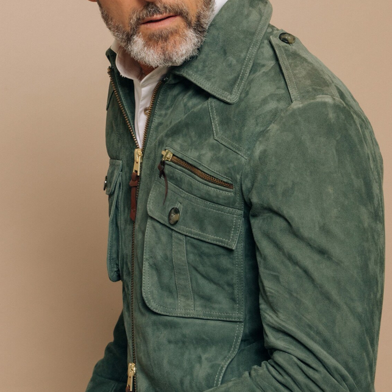 Casual Bomber Jacket | Zip Front with Multiple Pockets