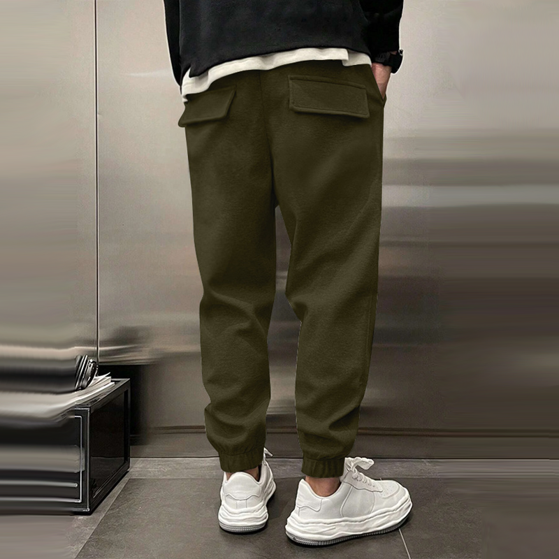 Relaxed Fit Joggers - Drawstring Waist