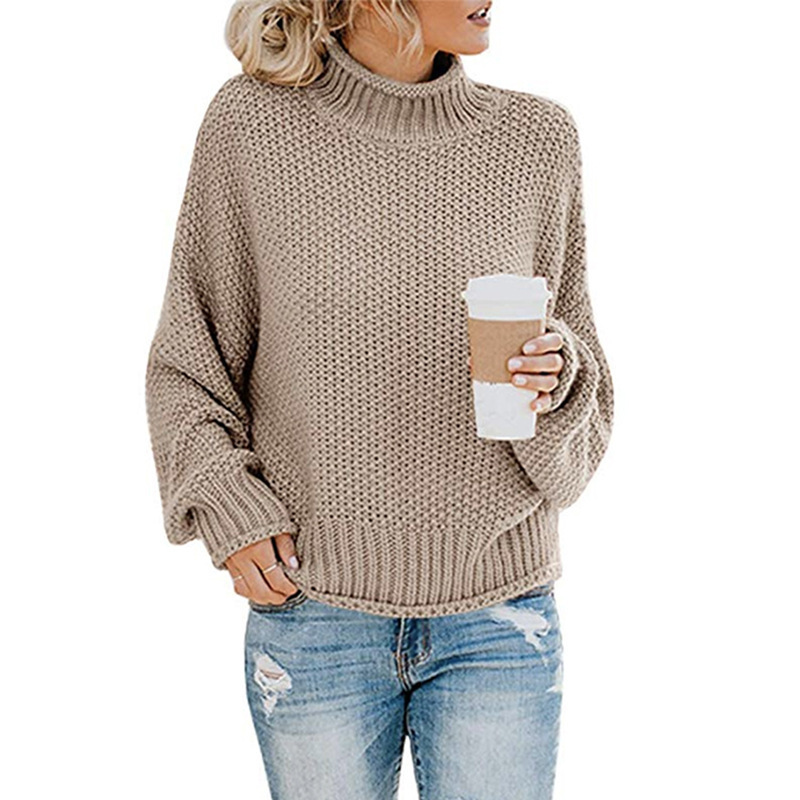 Knit Jumper | High Neck with Relaxed Fit
