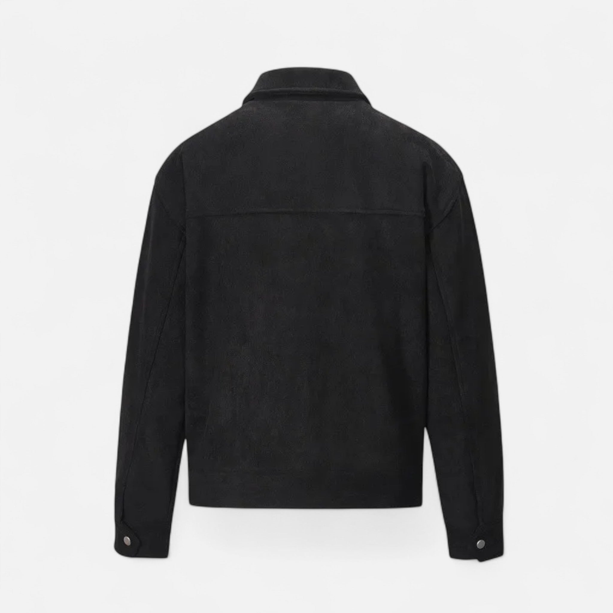 Men’s Trucker Jacket | Zip Front Casual Jacket With Chest Pockets
