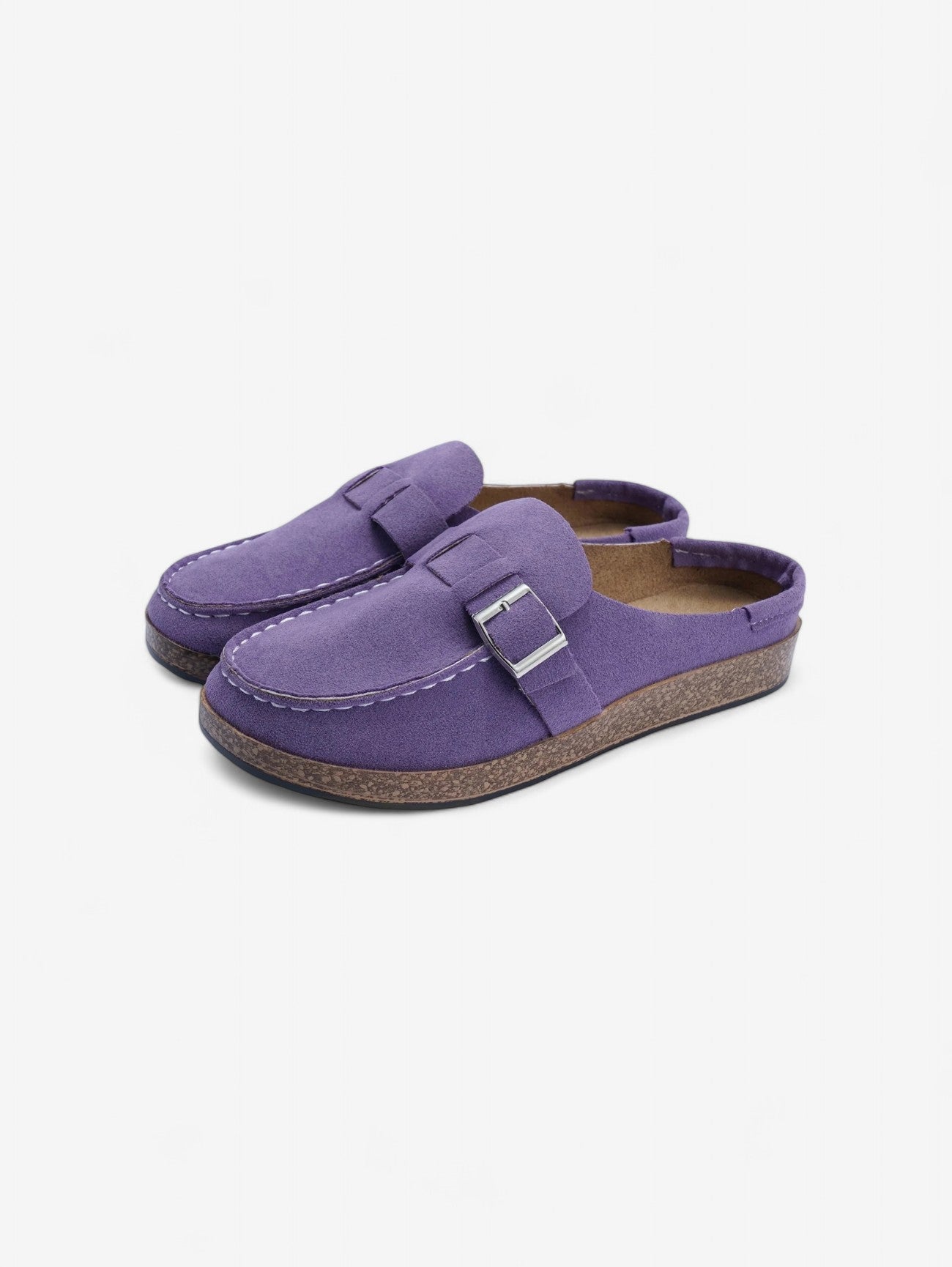 Women's Buckle Slip On Clogs Sandals Slippers