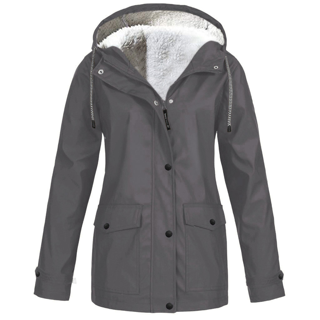 Parka Jacket | Hooded Mid Length with Pockets