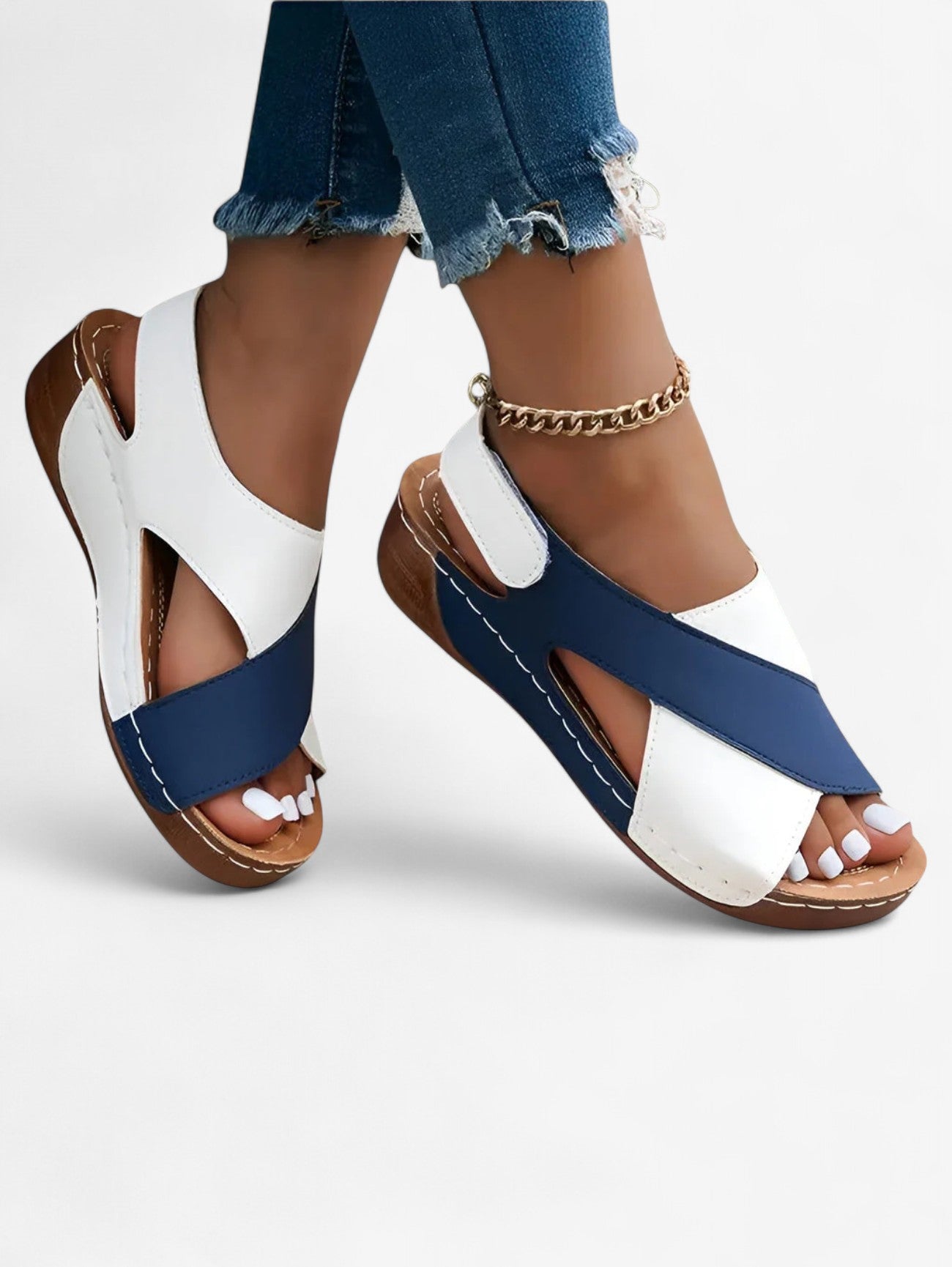 Women's Summer Open Toe Velcro Sandals