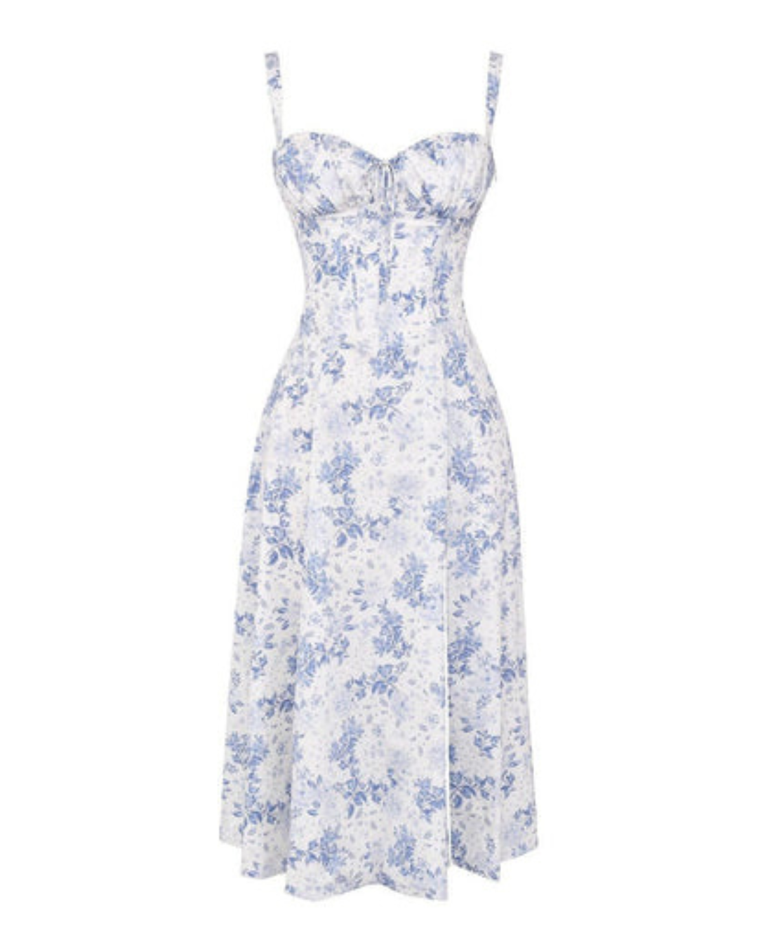 Women's Floral Wedding Guest Wrap Maxi Dress