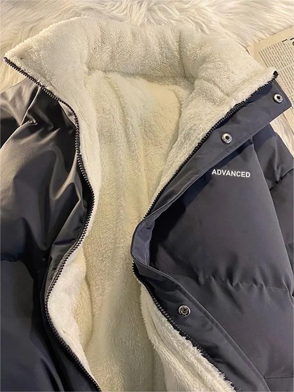 Women’s Padded Puffer Jacket With High Neck Zip Up