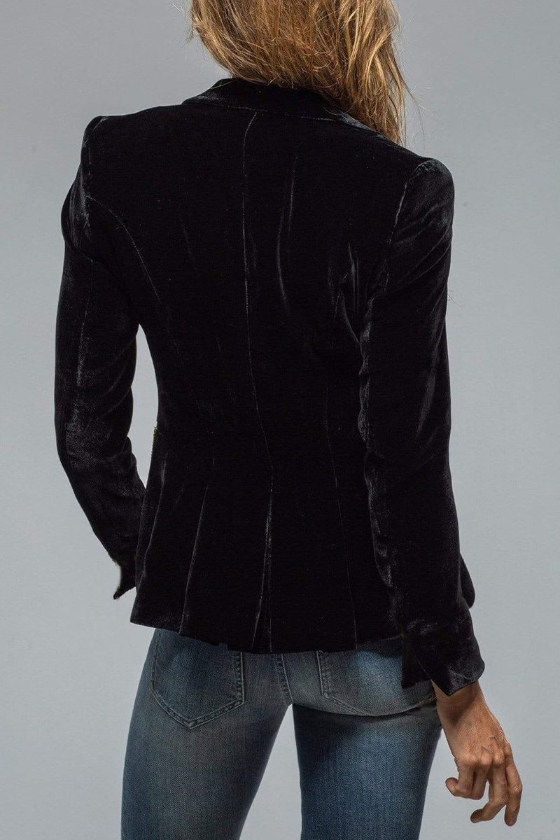 Slim Fit Blazer Jacket - Single Button Classic Style