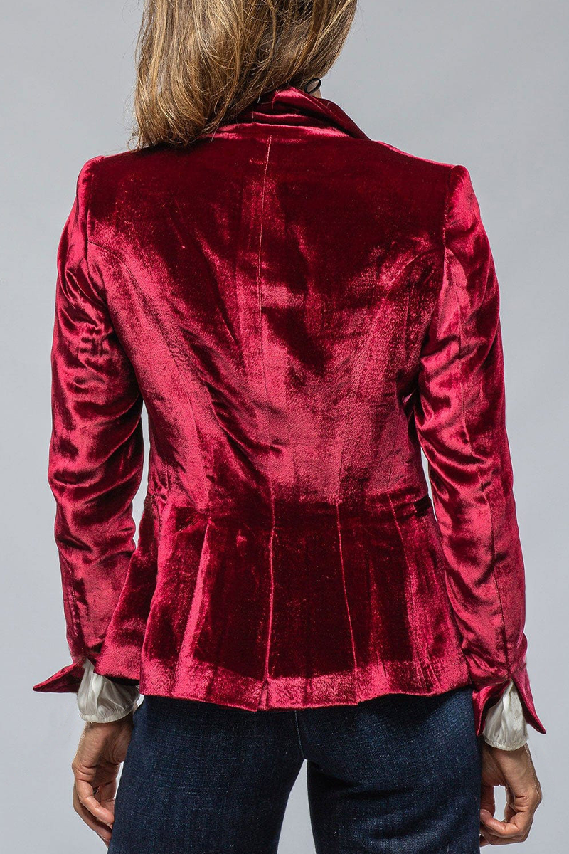 Slim Fit Blazer Jacket - Single Button Classic Style