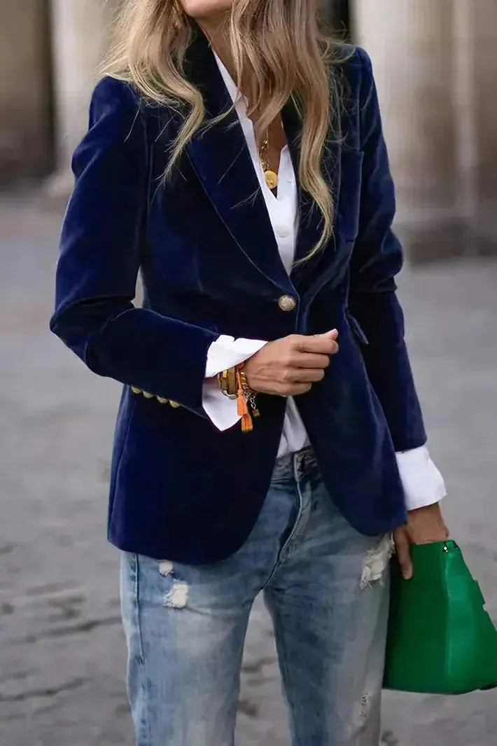 Blazer Jacket | Single Button Tailored
