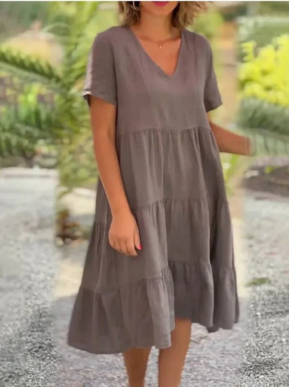 Women's Summer Modest Midi Dress