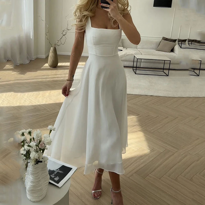 Women's Square Neck Maxi Dress