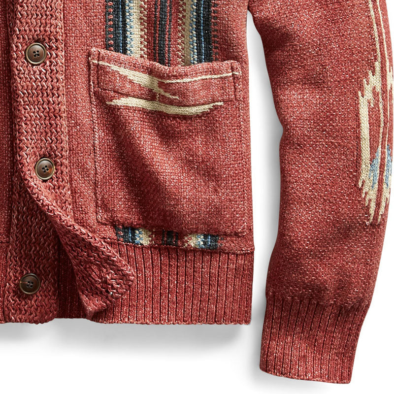 Button Front Cardigan - Shawl Collar