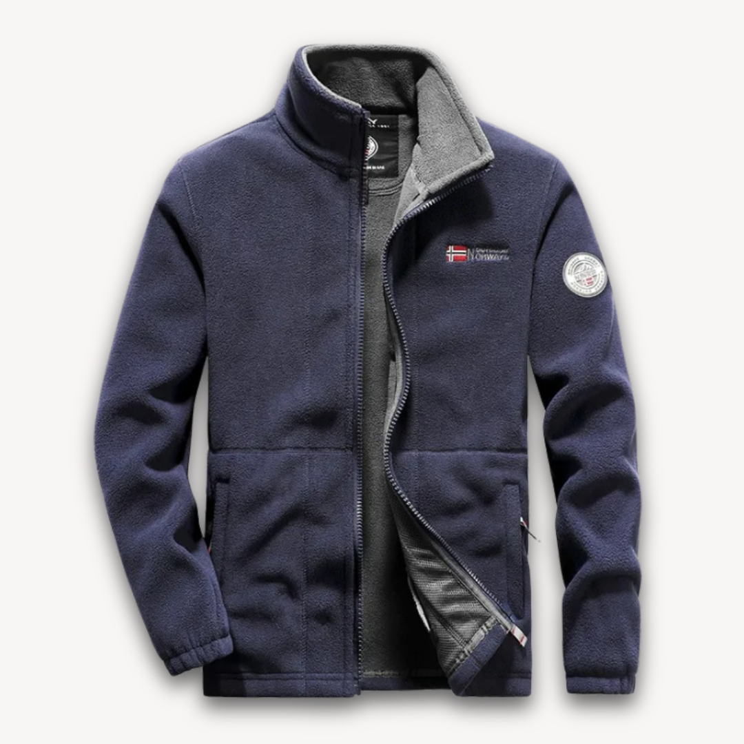 Fleece Jacket - Full Zip with High Collar