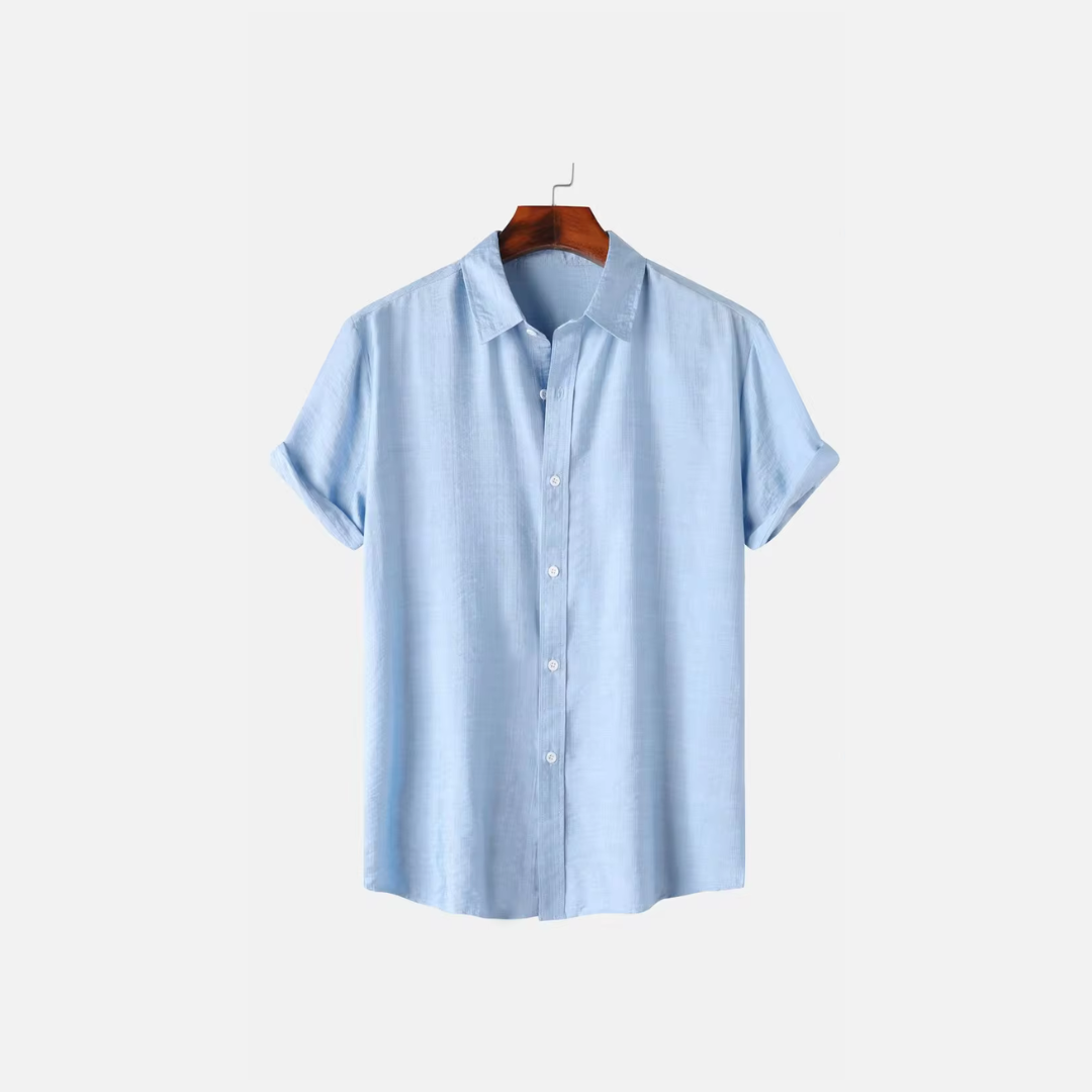Men's Short Sleeve Shirt Blouse
