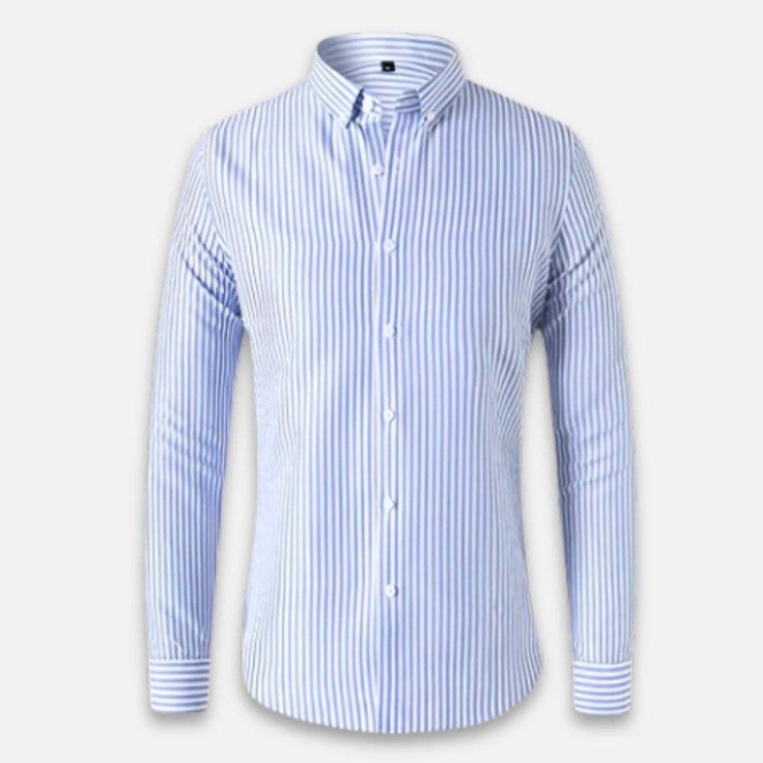 Men's Striped Long Sleeve Shirt