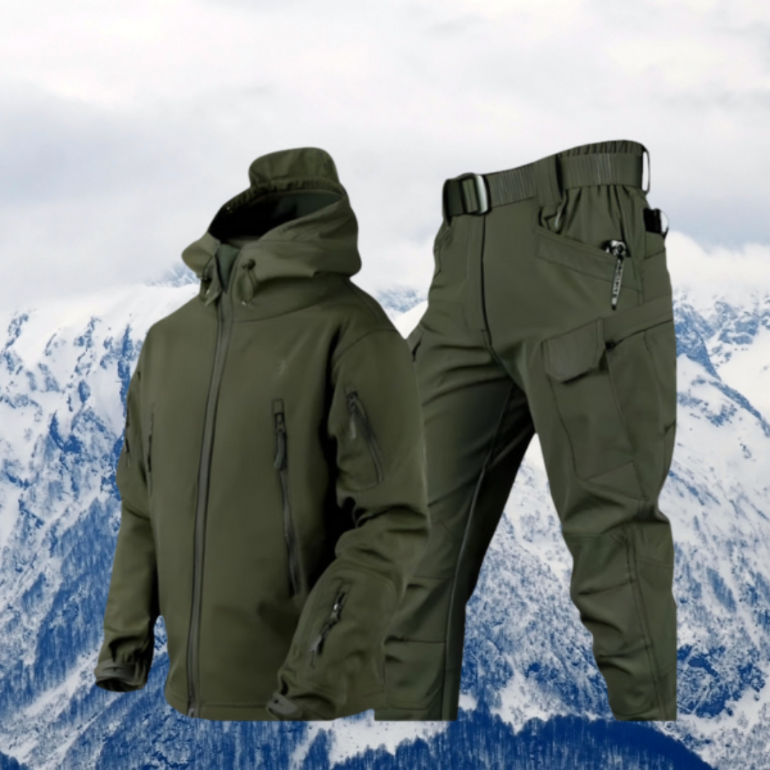 Ski Suit Set | Hooded Jacket with Trousers