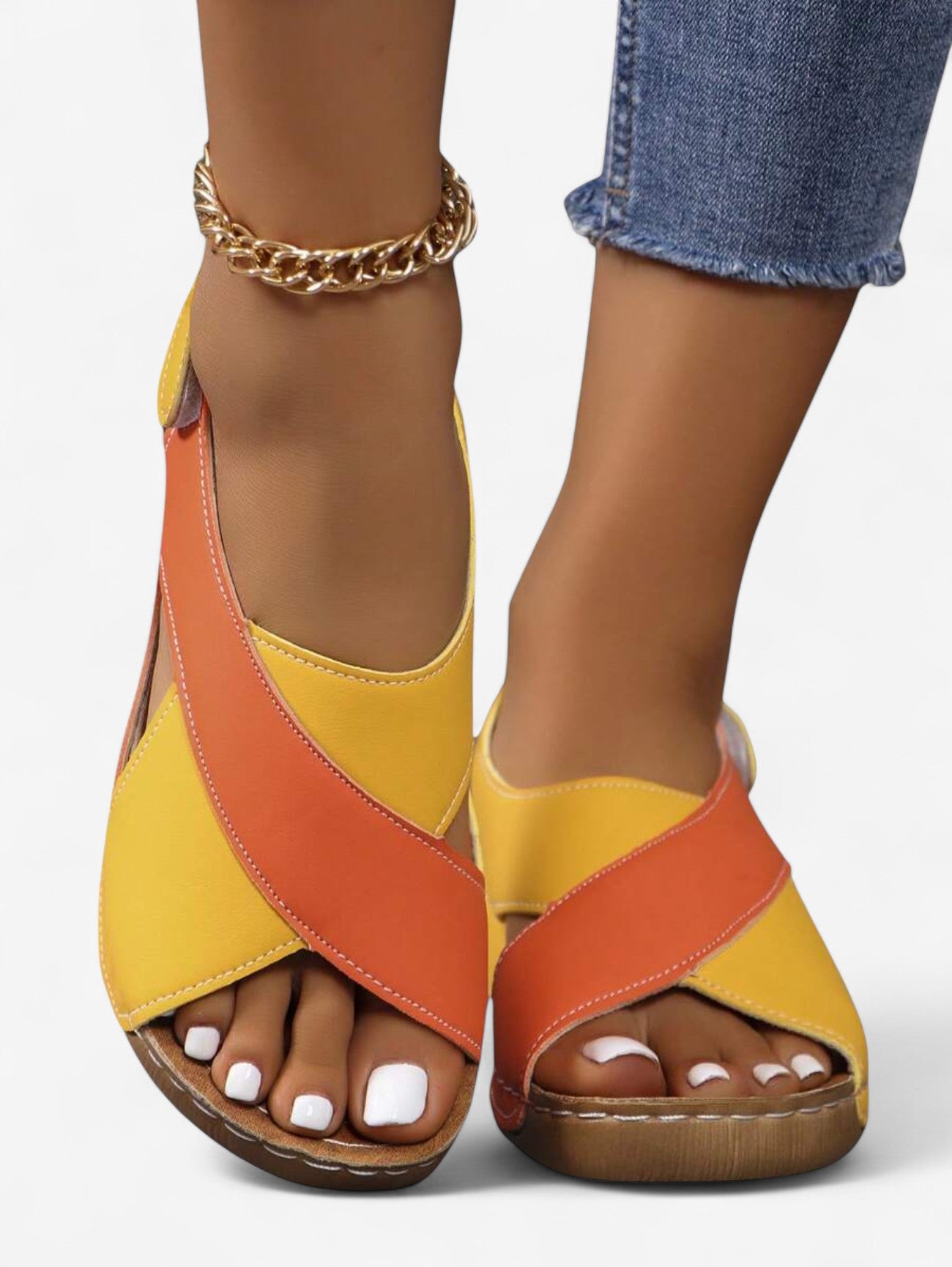 Women's Summer Open Toe Velcro Sandals
