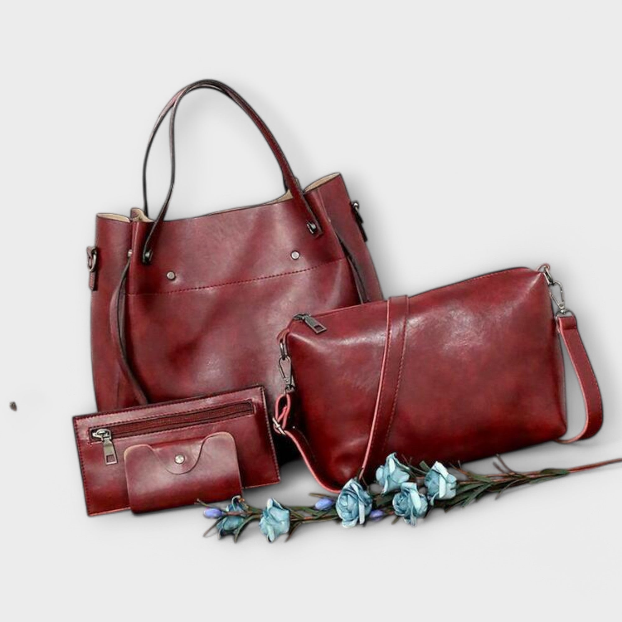 Handbag Set - Tote Crossbody and Purse Combination