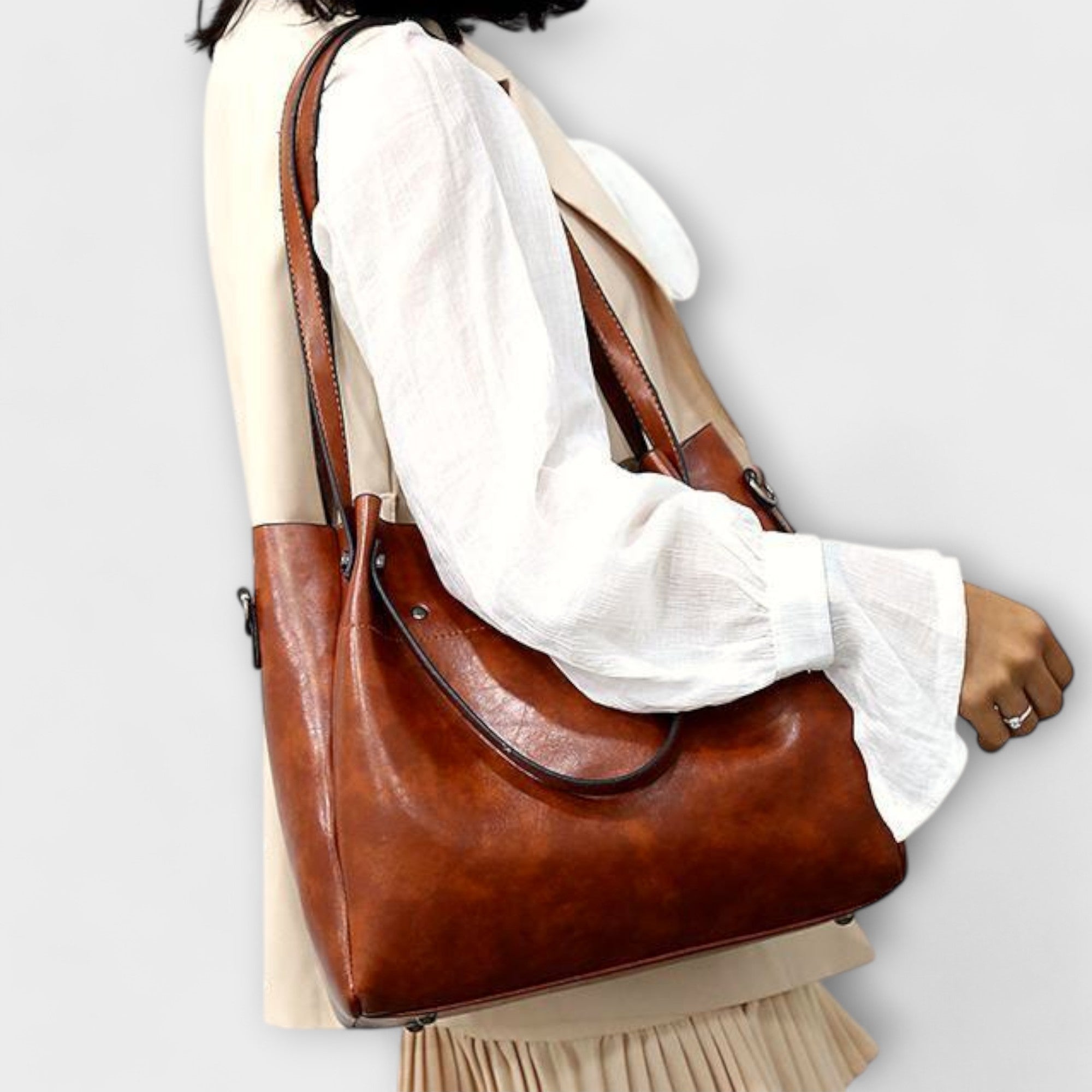 Handbag Set - Tote Crossbody and Purse Combination