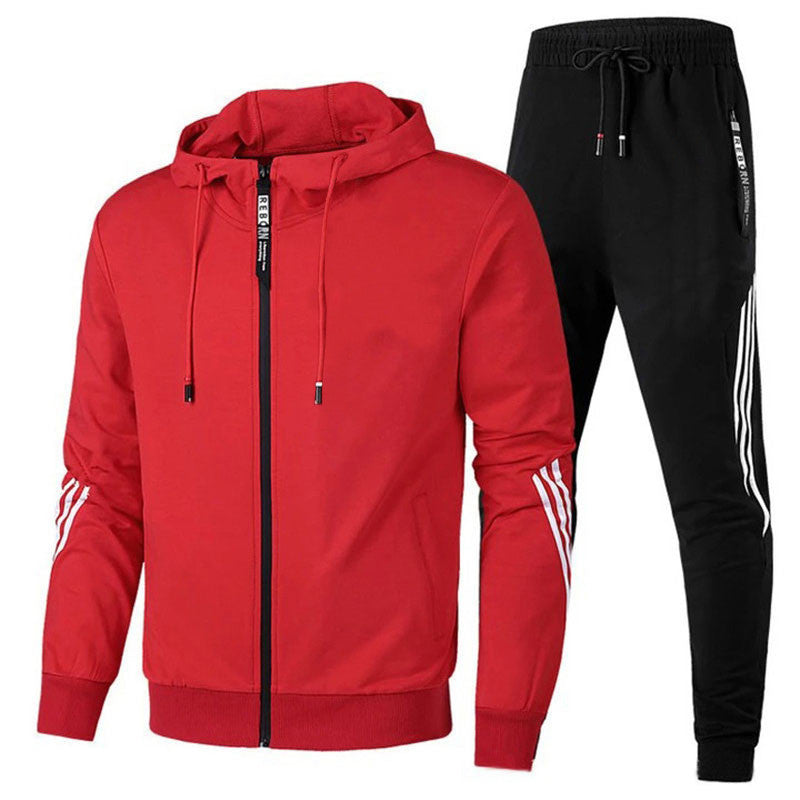 Tracksuit Set - Zip Hoodie and Slim Fit Joggers