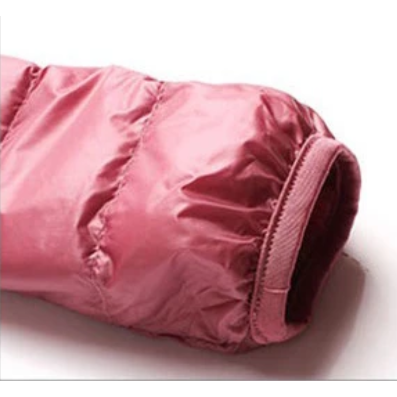 Puffer Jacket - Lightweight with Hooded Zip Front