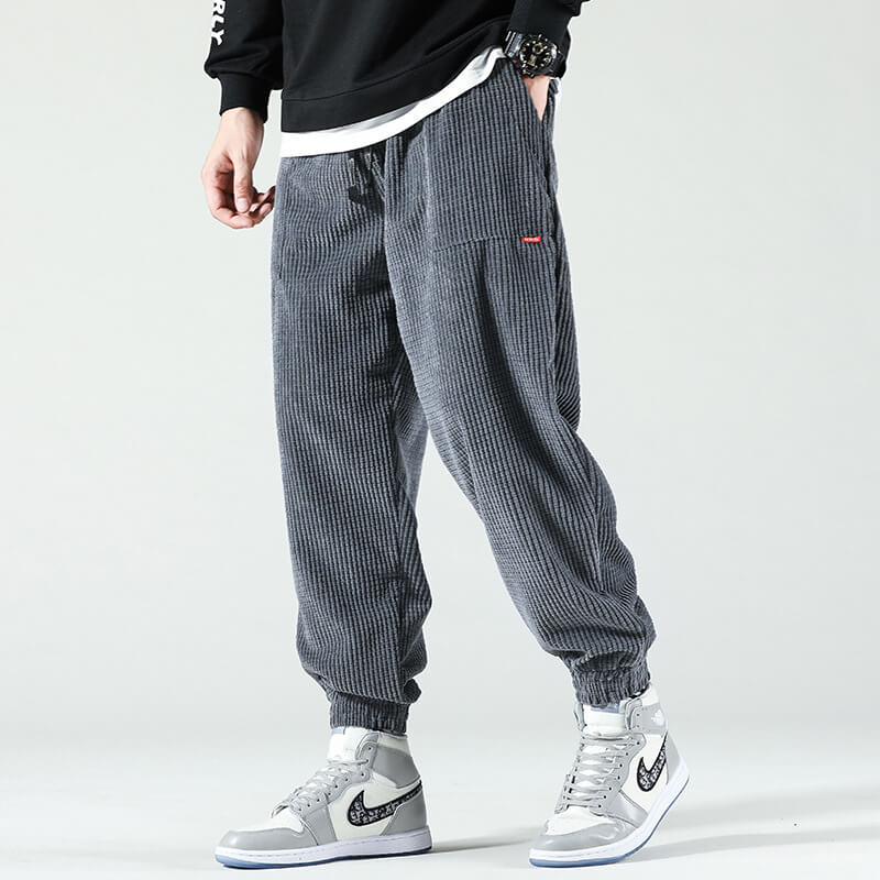 Loose Fit Trousers - Tapered Jogger Style