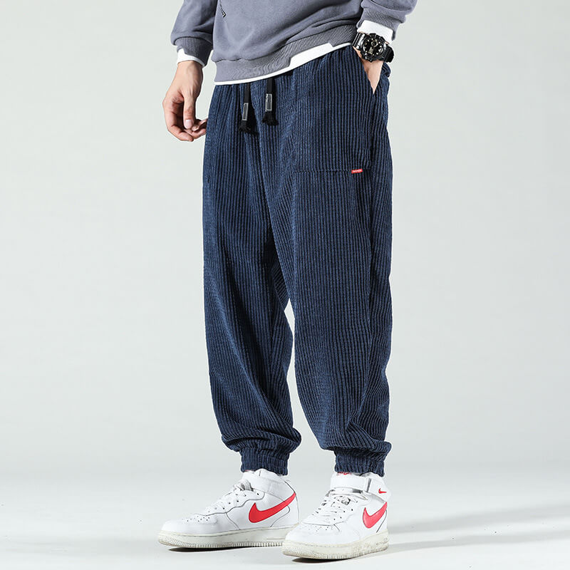 Loose Fit Trousers - Tapered Jogger Style