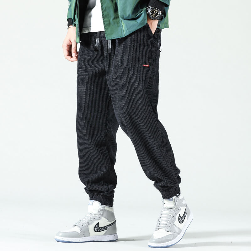 Loose Fit Trousers - Tapered Jogger Style