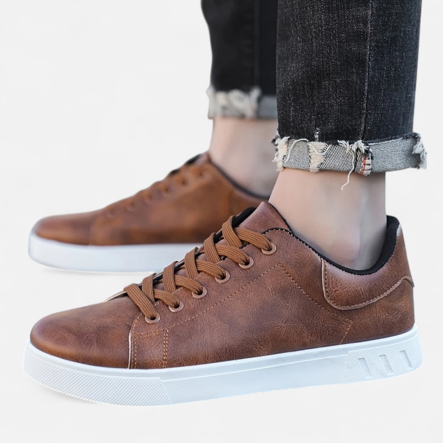 Men’s Sneakers Business Casual | Smart Casual Lace-Up Shoes For Work And Weekend