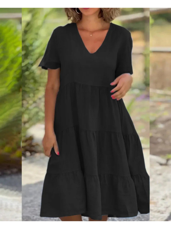 Women's Summer Modest Midi Dress