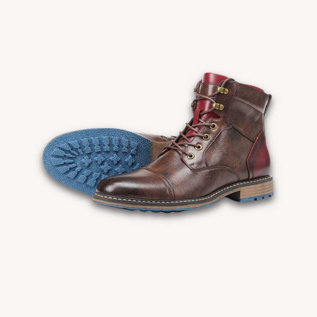 Fashion Ankle Boots - Lace Up Design with Casual Finish