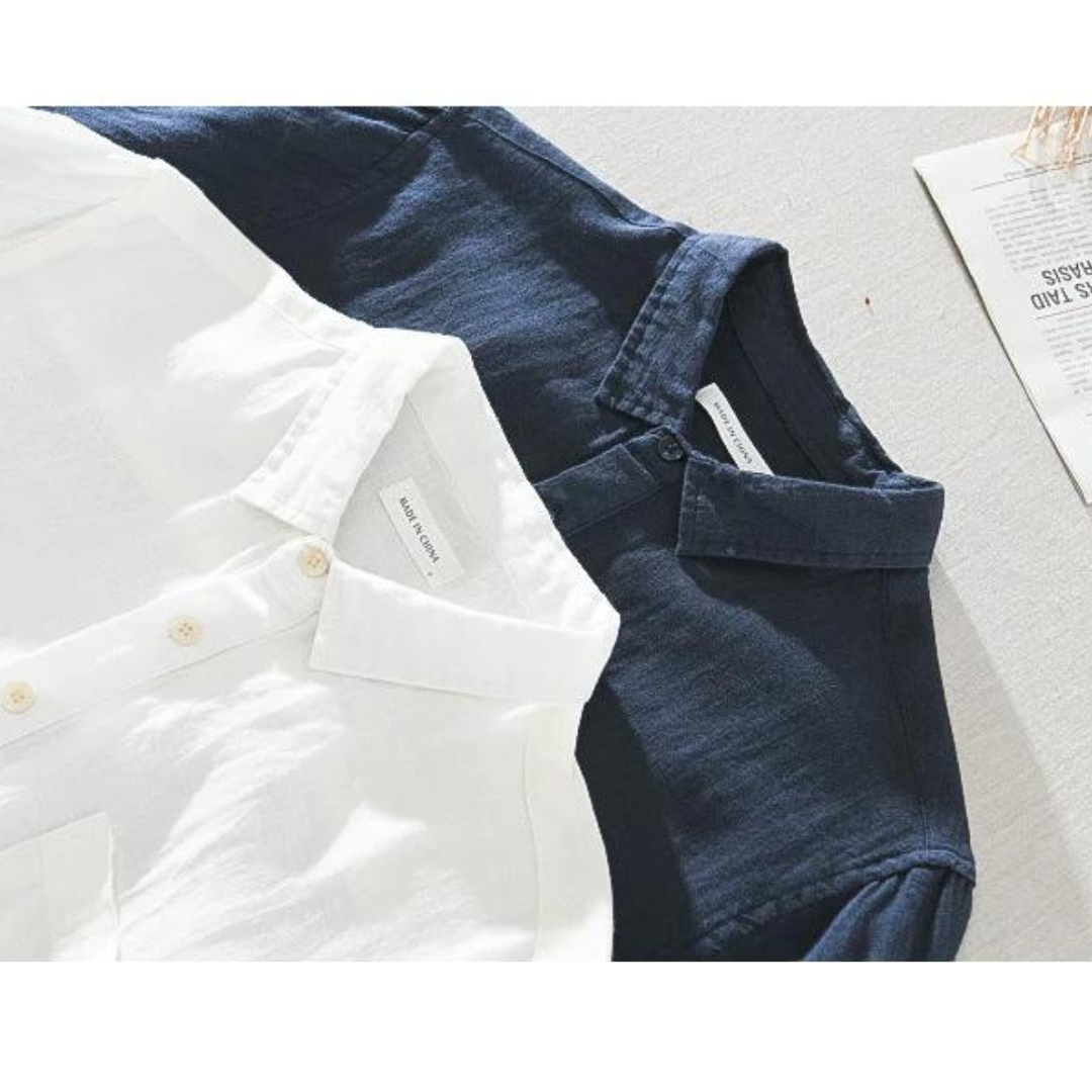 Men's Casual Vintage Long Sleeve Shirt