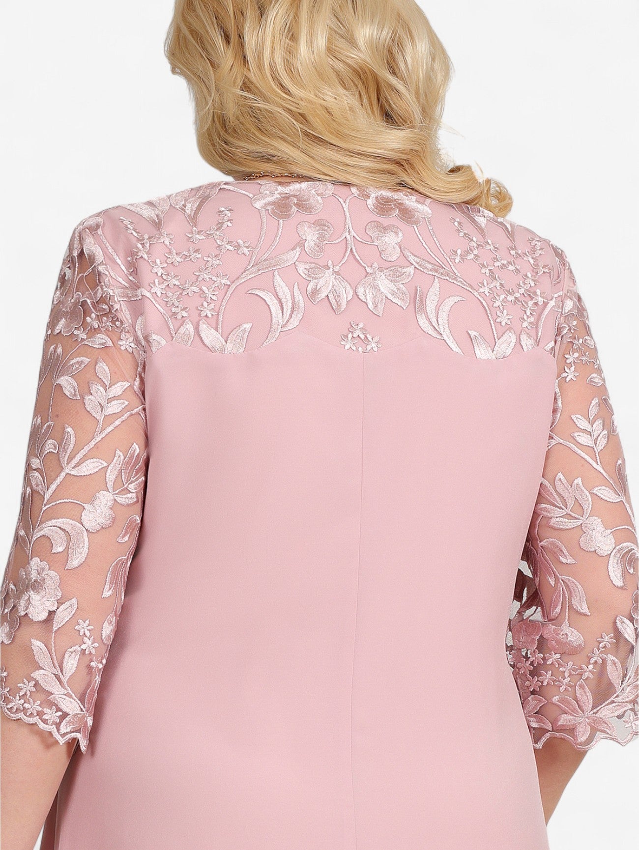 Women’s Elegant Lace Wedding Guest Midi Dress