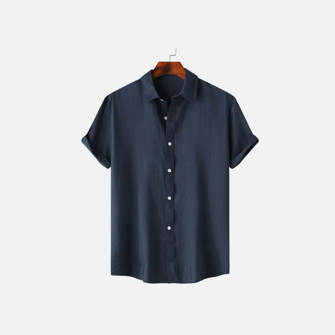 Men's Short Sleeve Shirt Blouse