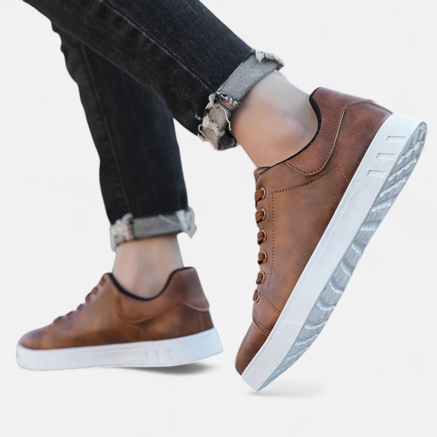 Men’s Sneakers Business Casual | Smart Casual Lace-Up Shoes For Work And Weekend