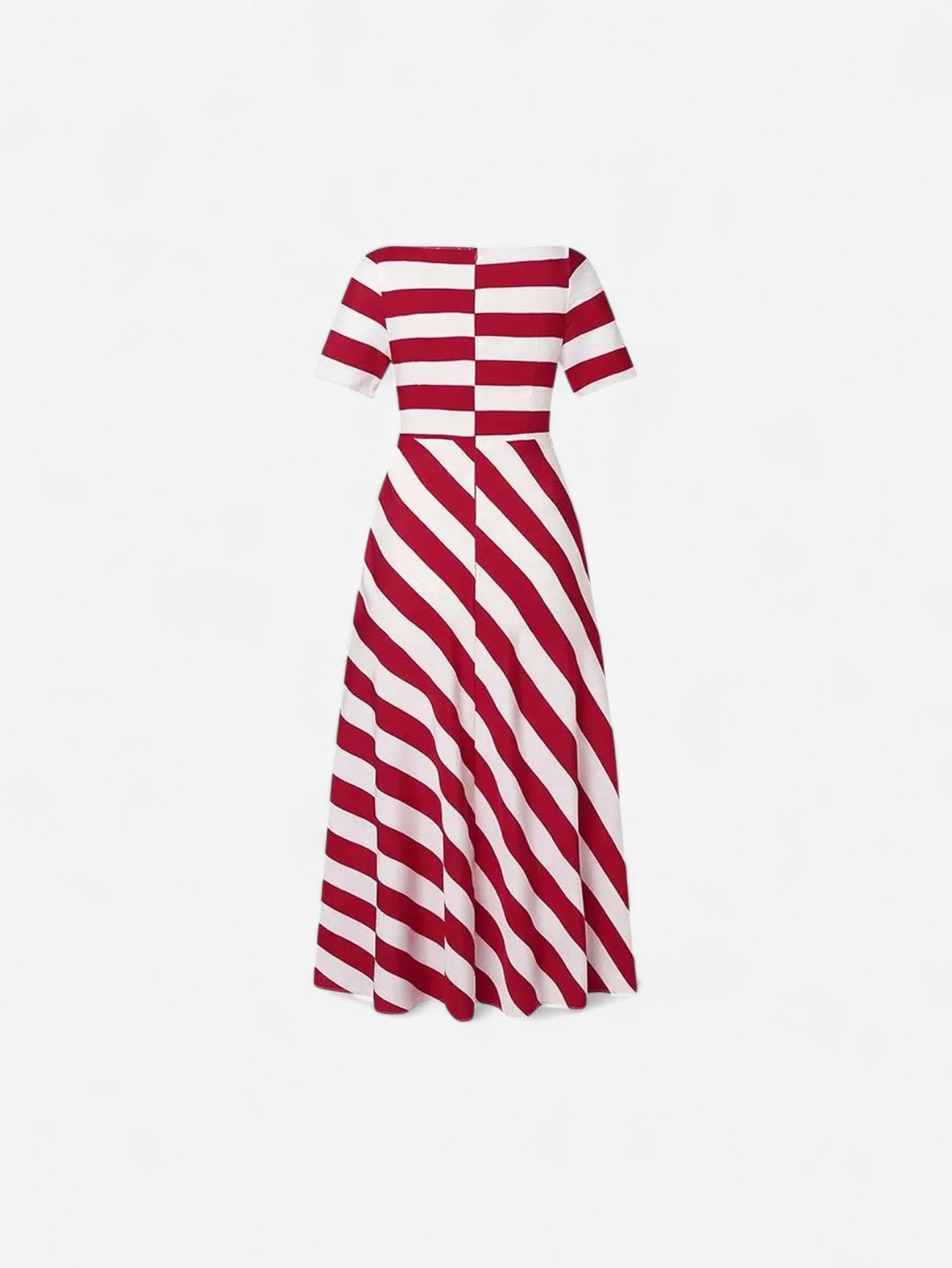 Women's Formal Striped Summer Maxi Dress