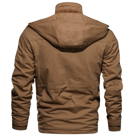 Military Jacket | Multi Pocket Zip Front Design