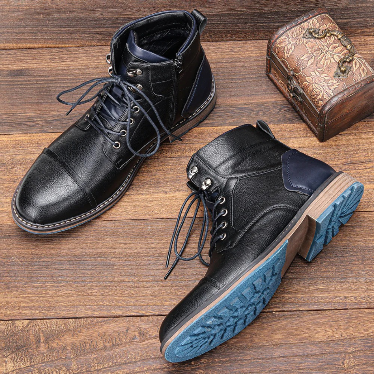 Men’s Lace Up Ankle Boots | Rugged Casual Smart Boots