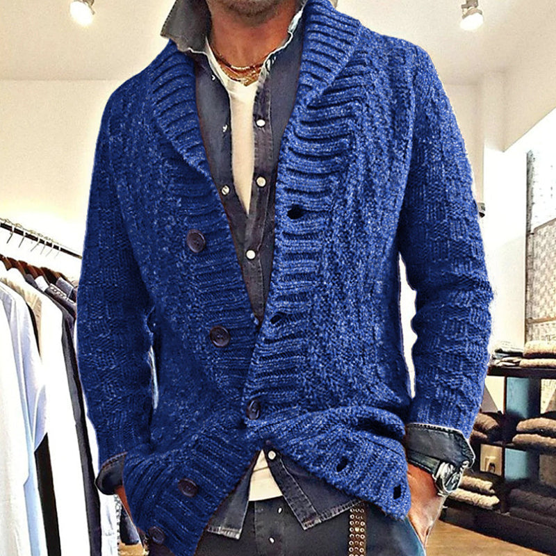 Shawl Collar Cardigan - Button Front