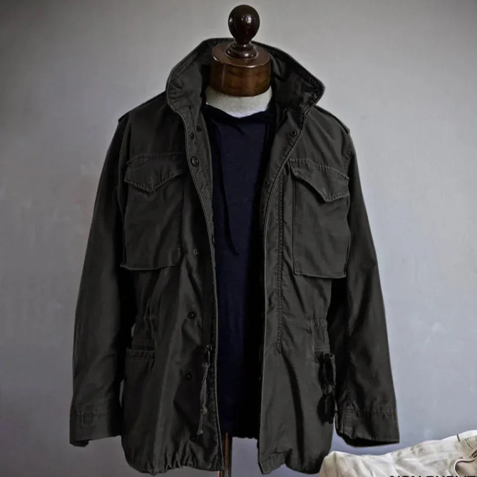 Field Jacket - Utility Style with Drawcord Waist