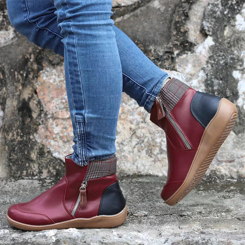 Ankle Boots | Side Zip with Padded Cuff