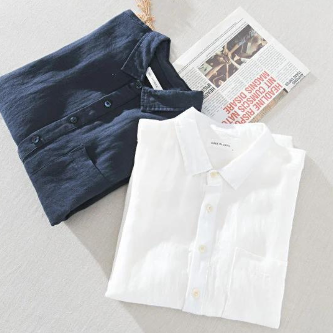 Men's Casual Vintage Long Sleeve Shirt