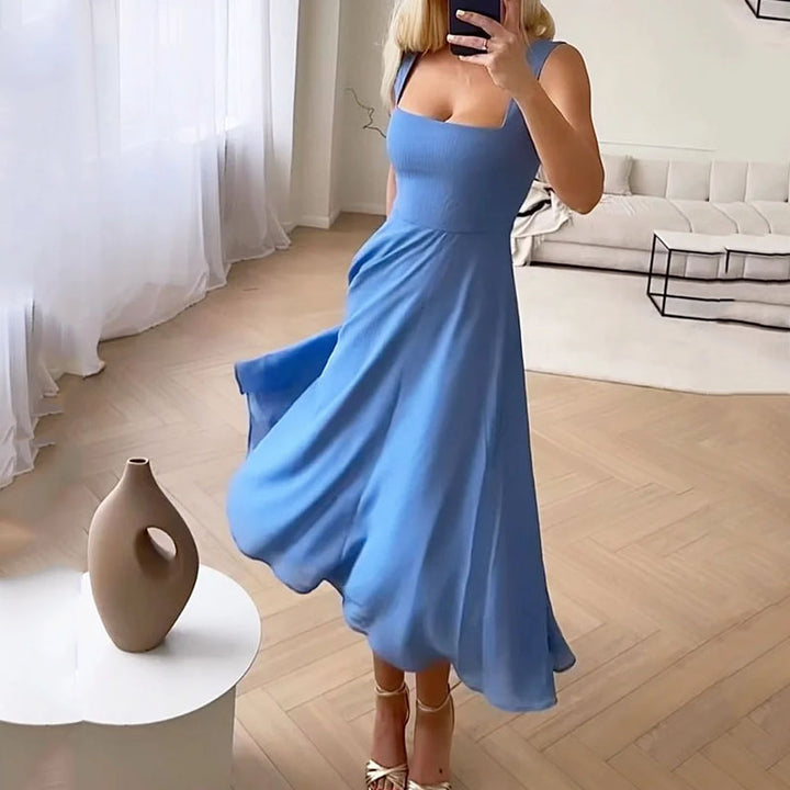 Women's Square Neck Maxi Dress