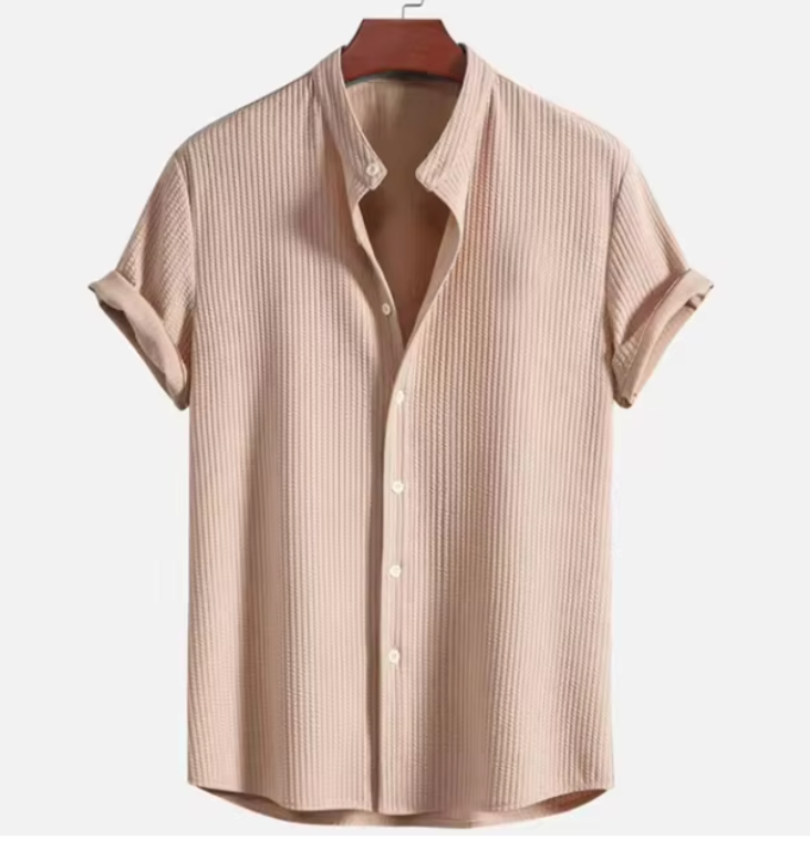 Men's Plain Short Sleeve Polo Shirt