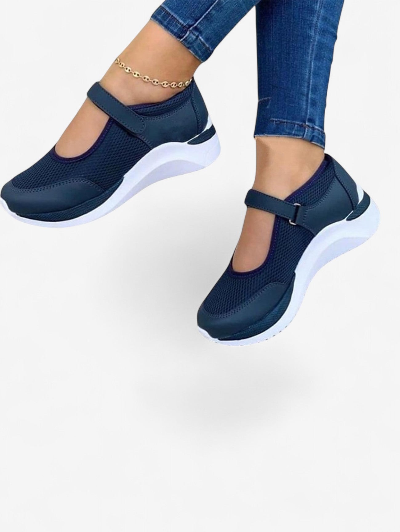 Women's Summer Sneakers with Velcro Strap