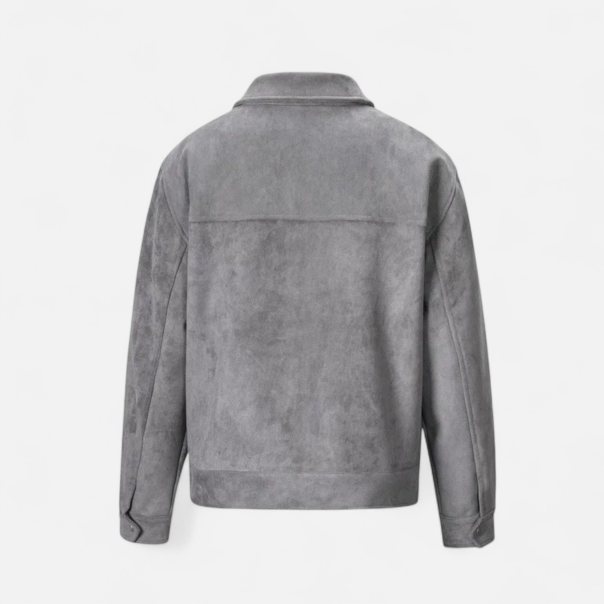 Men’s Trucker Jacket | Zip Front Casual Jacket With Chest Pockets